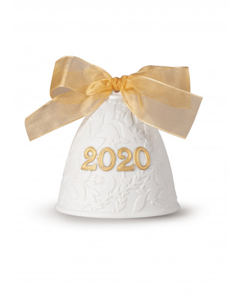 2020 Christmas Bell. Golden Luster Porcelana Lladró 01018455 