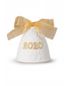 2020 Christmas Bell. Golden Luster Lladró Porcelaine 01018455 