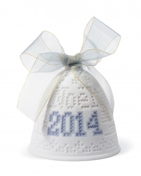 2014 Christmas Bell Lladró Porcelain 01018391