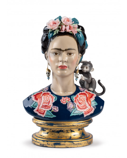 Frida Kahlo (blue) Lladró Porcelaine 01002026 