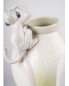 Monkey vase Lladró Porcelaine 01009499  