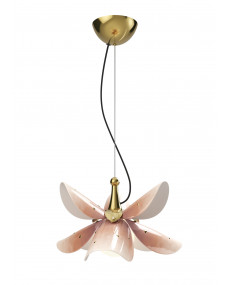 Blossom hanging lamp (pink-gold)(CE/UK) Lladró Porzellan 01024115  