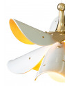 Blossom hanging lamp (white-gold)(CE/UK) Lladro Porcelaine 01024121  