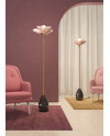 Blossom floor lamp (pink-gold)(CE) Lladró Porcelain 01024124