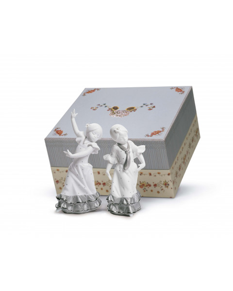 Gift Box Spring Fair in Sevilla Platinum Porcelana Lladró 01007817 