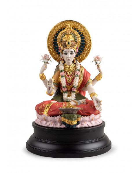 Goddess Lakshmi Lladró Porcelain 01002024