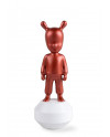 The metallic red Guest-Little Lladró Porcelaine 01007754