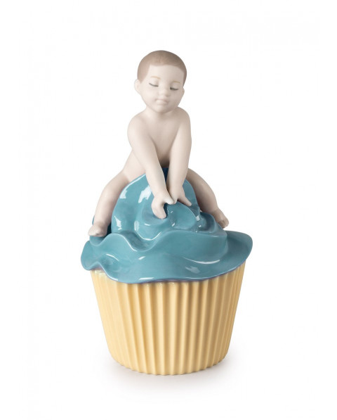 Mon cupcake sucré (garçon) Lladró Porcelaine 01009446