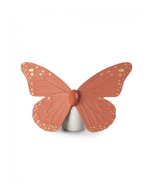 Butterfly (coral-gold) Lladró Porcelain 01009453