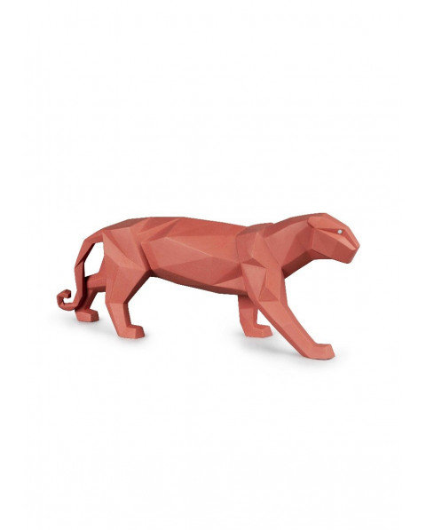 Panther (coral) Lladró Porcelain 01009457