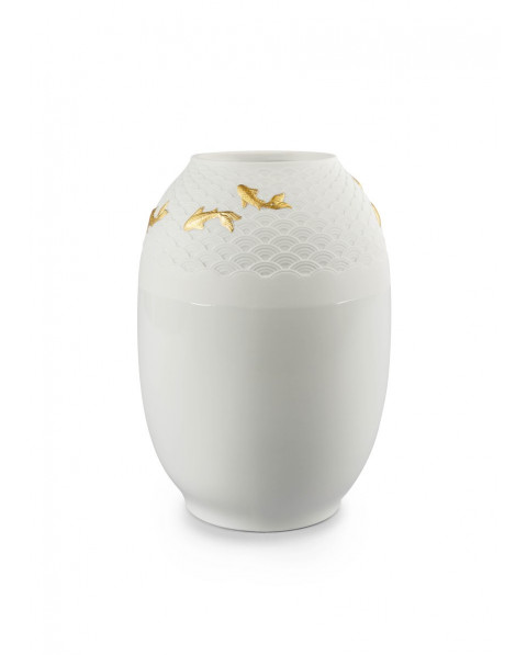 Jarrón Koi Porcelana Lladró 01009462