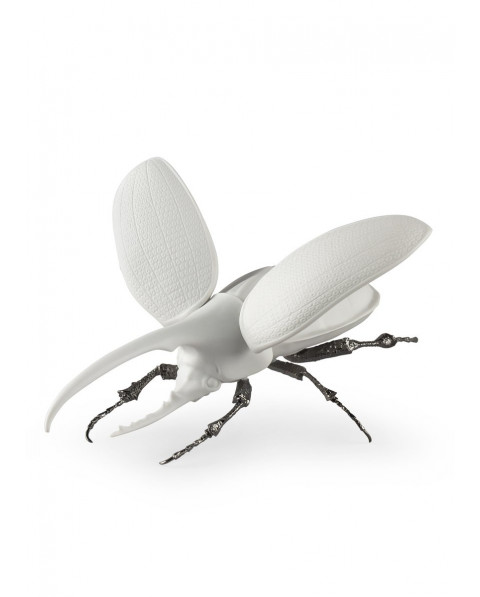 Hercules beetle (matte white) Porcelana Lladró 01009479