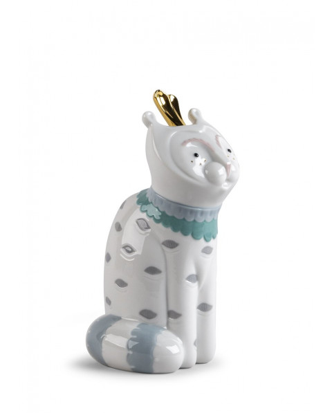 Amis inattendus - Chat Lladró Porcelaine 01009552