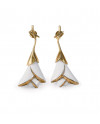 Boucles d'oreille Heliconia Lladró Porcelaine 01010171