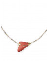 Heliconia pendant (coral) Porcelana Lladró 01010181