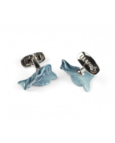 Aquarium cufflinks Lladró Porcelain 01010202