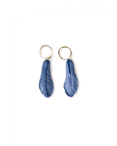 Paradise wings creole earrings Lladró Porcelain 01010266