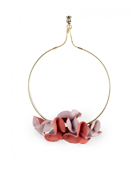 Lola open choker (pink & red) Lladró Porcelain 01010278