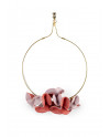 Lola open choker (pink & red) Lladró Porcelain 01010278