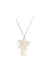 Actinia long pendant (white-gold) Lladró Porcelain 01010287