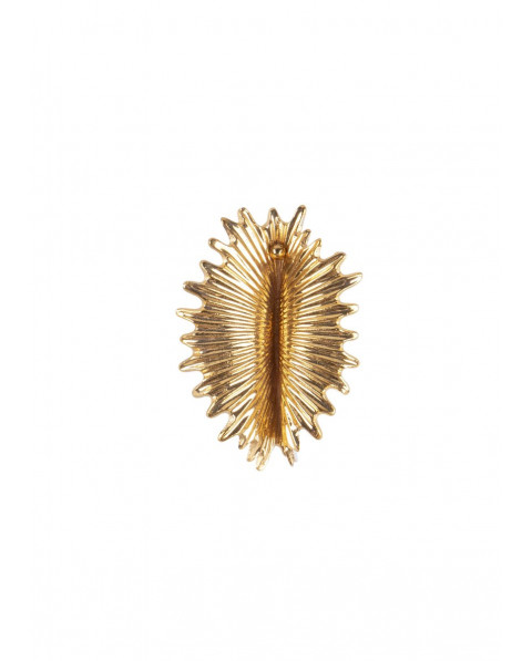 Actinia big earring (gold) Lladró Porcelain 01010290