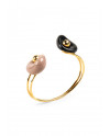 Golden Pebbles cuff Lladró Porcelain 01010297