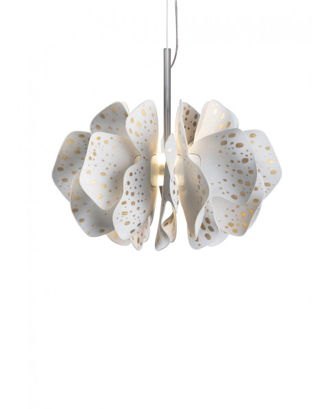 Lámp.colg.Nightbloom 40cm(bl-oro)(CE/UK) Porcelana Lladró 01024041