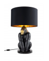 Gorilla lamp (black-gold) (CE) Lladró Porcelain 01024166