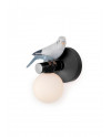 Aplique pared Parrot(derecha)-negro (US) Porcelana Lladró 01024158  