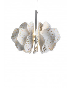 Lámpara colg.Nightbloom 40cm(bl-oro)(JP) Porcelana Lladró 01024043  