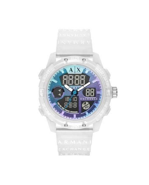 Iced out armani best sale watch