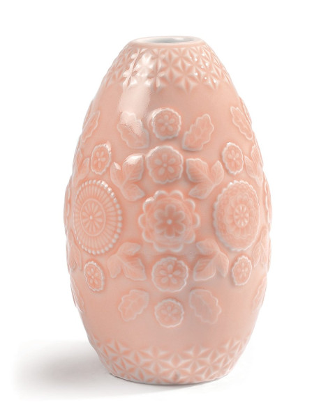 Kimono tear drop vase (pink) Lladró Porcelaine 01009610