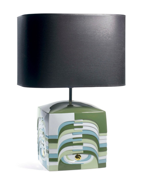 Estratos - Small lamp -green (JP) Lladró Porcelain 01009059