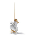 Candelabro Naturofantastic. Lustre oro Porcelana Lladró 01007959