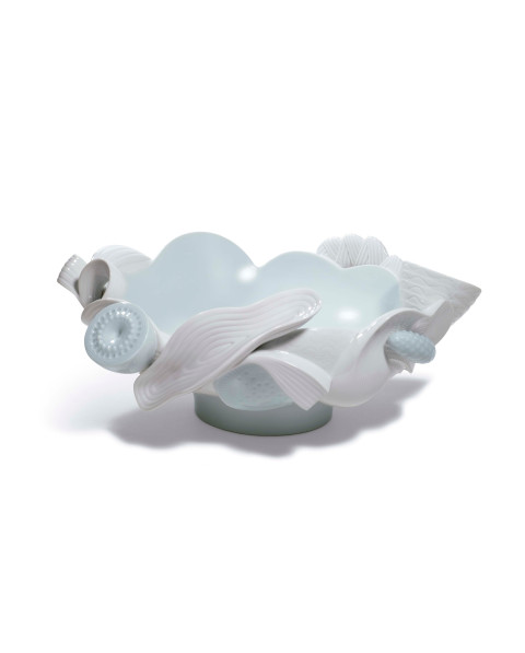 Naturo. -centerpiece (turquoise) Lladró Porcelain 01007976