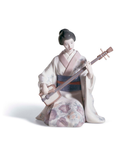 SHAMISHEN PLAYER Lladró Porcelain 01008224