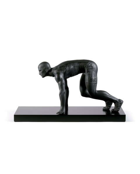 Sprinter (black) Lladró Porcelain 01008628