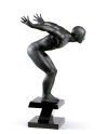 Swimmer (black) Lladró Porcelain 01008629