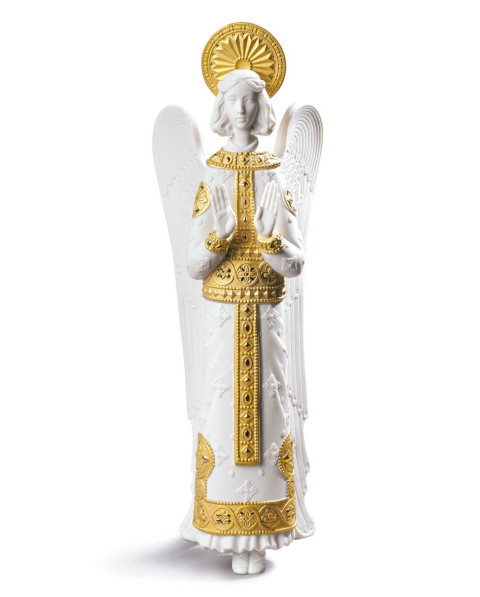 Romanesque Angel (white-golden) Lladró Porzellan 01008794