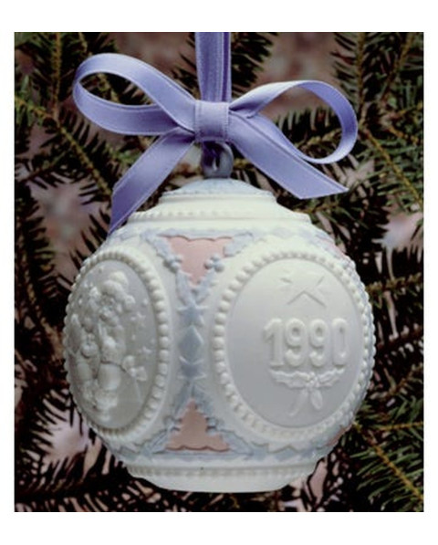 1990 CHRISTMAS BALL (L.E. Lladró Porcelain 01015730