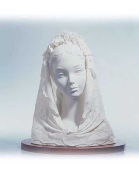 WHITE BUST WITH VEIL Lladró ФАРФОР 01015927