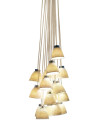 18-Lithophane chandelier (US) Lladró Porcelain 01017183