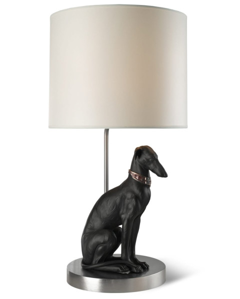 Pensive Greyhound - Lamp (UK) Lladró Porcelain 01023081