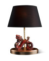 The dragon - red - Lamp (US) Lladró Porcelain 01023153