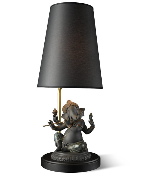 Bansuri Ganesha (black) - Lamp (UK) Porcelana Lladró 01023171