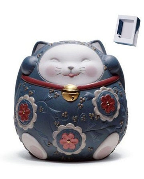 MANEKI NEKO II (BLUE)-WB Lladró Porzellan 01045087