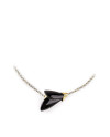 Heliconia Necklace. Black Lladró Porcelain 01010300