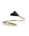 Heliconia Cuff. Black Lladró Porcelain 01010302