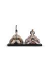 Figura Hina Dolls. Beige y rosa Porcelana Lladró 01009543