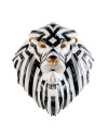 Lion mask (black-gold) Lladró Porcelain 01009566